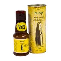 Natūralus aliejus plaukų augimui (100 ml), NuZen Gold žolelių aliejus plaukams, NuZen 18.75