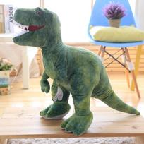 Karštos 50cm-80cm Mielos simuliacinės dinozaurų pliušinės žaislai Įdaryti gyvūnai Pliušinė dinozauro pagalvė Tyrannosaurus Rex lėlės Berniukų mergaičių dovanos 60cm