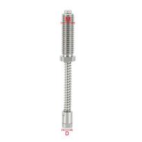 M6/M8/M10 POM Tip Long Stroke Pins Bushing Micro Indexing Screw Stainless Steel Spring Plungers M6