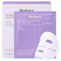 Biodance Rejuvenating Caviar PDRN Facial Sheet Mask hidrogelinė veido kaukė, 4 x 34 g