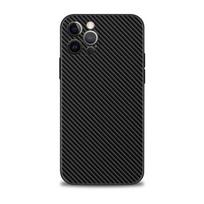 Prabangus anglies pluošto tekstūros telefono dėklas, skirtas Apple iPhone 14 13 12 11 Pro Max 13 12 Mini Xs Max Xr X 7 8 6 6s Plus dangtelis For iPhone 6 6S Plus black