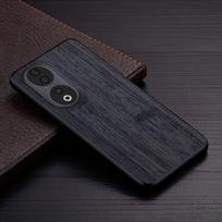 Dėklas Honor 90 Lite 90 X9A X50i 5G funda bambuko medžio raštas Odinis dangtelis Prabangus coque skirtas huawei honor 90 lite dėklas capa Honor 90 juoda