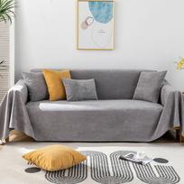 Four Seasons Universal Fabric Style Solid Color Waterproof Sofa Towel Simple Pet Urine Barrier Sofa Cushion Towel 180*130cm