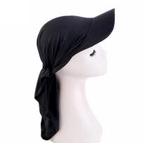 Musulmonių moterų kepuraitė su snapeliu, skydelis nuo saulės su jau surištu elastiniu turbanu, galvos skara, hidžabas, moterims nuo plaukų slinkimo, lauko kepurė, bandana, galvos apdangalas