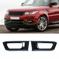 2x Priekinio buferio rūko žibinto apdailos dangtelis Land Rover Range Rover Sport 2014-2017 black