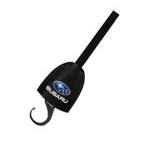 1/2 vnt. Odiniai automobilio sėdynės atlošo kabliukai Nešiojamas pakabinamas krepšys Stovas Subaru LEGACY Forester Outback Rally WRX WRC XV Impreza 1PCS juoda