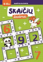 Skaičių žaidimai. Sudėtis ir atimtis. Užduočių knygelė