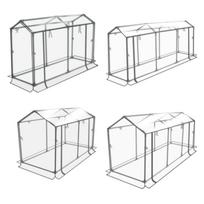 Mini Greenhouse Garden Seedling Bed Plant Cover Portable Greenhouse Kit 120cmx40cmx72cm