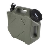 Drinking Water Canister 10L Camp Water Bag Portable Large Capacity with Detachable Faucet No Leakage for Camping Picnic Hiking armijos žalia spalva