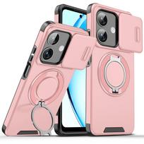 For Xiaomi Redmi K80 Ultra Case Redmi K80 Cover K80 Pro Magnetic Ring Armor Slide Camera Lens Case Magsafe Wireless Charge Cover Redmi K80