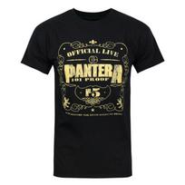 Pantera Marškinėliai 101 Proof Roko Grupė Oficialūs Juodi Nauji Unisex Marškinėliai S juoda