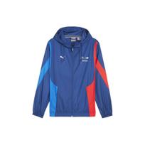 Puma Bmw Motorsport Woven Jacket Color Block Breathable Zip-Up Hooded Jacket Men Jacket Bmw-Blue 625174-04 XS