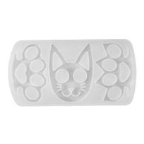Handmade Ornaments UV Resin Mold Cats Face Tiger Finger Keychain Silicone Mould DIY Crafts Jewelry Pendant Casting Mo 1