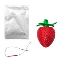 Braškių automobilio oro gaiviklis, mielas kabantis difuzorius su odekolono kvapu, reguliuojamas ventiliacijos spaustukas Strawberry white