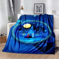 Animacinis Šaldytų Spausdintas Anime Vilnos Pliušinis Antklodė Minkšta Šilta Antklodė Suaugusiems ir Vaikams Miegamojo Sofos Dovana 75x90cm
