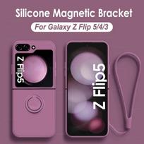 Skirta Galaxy Z Flip 5 4 3 dėklas Atsparus smūgiams Šarvuotas Magnetinis žiedas Stovas Laikiklis Galinis dangtelis Dėklas Skirta Samsung Galaxy Z Flip 6 5G dėklams Z flip 5