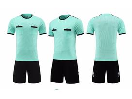Futbolo teisėjo ir vartininko uniforma suaugusiems, unisex, dydžiai M-4XL 4XL šviesiai žalios spalvos
