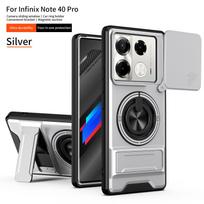 For Infinix Note 40 Pro Case Infinix Note 40 Pro+ Plus Cover Magsafe Magnetic Fold Holder Military Armor Camera Protection Cover Infinix Note 40 Pro 4G