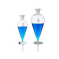 Pear-Shaped Glass Separatory Funnel with PTFE Stopcock