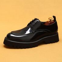Vyriški Oxford Brogue natūralios odos batai Juodi Rudi Klasikinio stiliaus Platforminiai Susiuvami Formalūs Batai Vestuvėms Biurui Proginiai Batai Vyrams 38 juoda
