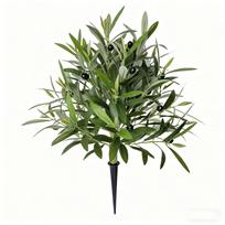 55cm Dirbtinis Alyvmedis Vazoninis Augalas, Dirbtinis Žalias Augalas Namų Interjerui ir Lauko Dekoru, Realistiškas Alyvmedis Kieme, 55cm