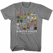 Monster Hunter Capcom Video Game Icons Men's T Shirt  Unisex T-Shirt XL