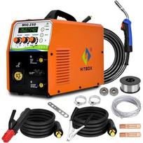 Suvirinimo aparatas MIG - HITBOX - 180A - 220V - Inverterinis suvirintojas 3 viename - MIG, MMA, LIFT TIG oranžinė