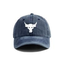 Dwayne'o Johnsono Brahma Jaučio Beisbolo Kepuraitė Vasarinės Nusidėvėjusios Tėčio Kepuraitės Unisex Lauko Reguliuojamos Medvilninės Kepuraitės MZ-440