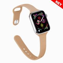 Apple Watch 8-10 Slim Sport Strap, Fits 11th Gen, Slim Silicone Single Pin Design. 46mm