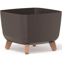 GĖLIŲ VAZONAS GRACIA SQUARE ECO WOOD 29x29CM KAVOS SPALVOS 469973