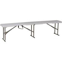 SULANKSTOMAS KETERINGO SUOLAS 183X28X43CM BALTAS 1039848