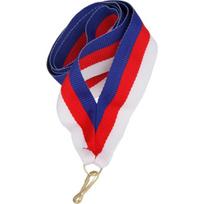 Kaspinas 22 mm – mėlynai-raudonai-baltas V2-BL/R/W