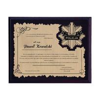 Plastikinis diplomas su graviruotu laminatu HG150/G