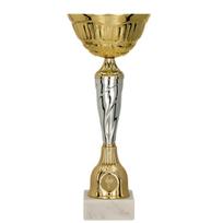 Aukso ir sidabro spalvos metalinė taurė 9256G