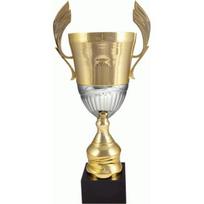 Metalinis taurių formos apdovanojimas aukso ir sidabro spalvos 4128B 4128B