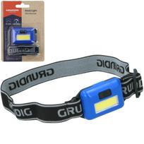 GRUNDIG LED COB TURISTINIS ŽIBINTUVĖLIS ANT GALVOS MĖLYNAS 1082882