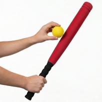 JUNIOR BEISBOLO LAZDA 54CM SU MINKŠTU KAMUOLIUKU RAUDONA 1082868