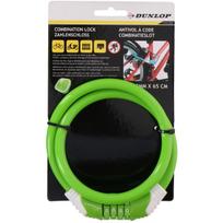 SPIRALINIS DVIRAČIO UŽRAKTAS SU KODU 10MMX65CM ŽALIAS DUNLOP 1042824