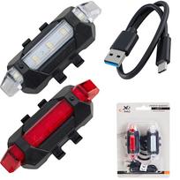 LED DVIRAČIO ŽIBINTŲ RINKINYS PRIEKINIS IR GALINIS XQMAX USB ĮKROVIMAS 466691