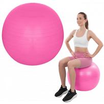 FINTESO GIMNASTIKOS KAMUOLYS 65CM ANTIBURST ROŽINIS 7076991