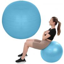 GIMNASTIKOS KAMUOLYS FITNESO PRATIMAMS 65CM ANTIBURST MĖLYNAS 7077004