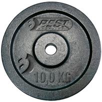 KETAUS SVORIS JUODAS 10 KG BEST SPORTING fi 30mm 614041