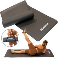 FITNESO KILIMĖLIS NBR NESLYSTANTIS 183x61x1.5CM JUODAS + DĖKLAS ENERO FIT 1066516