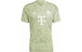 Adidas FC Bayern futbolo marškinėliai vyriški šviesiai žali vidutinio kirpimo tiesūs IU4750 XXL