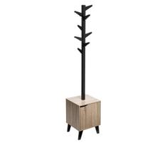 5five - Pastatoma drabužių kabyklė RAME 169x35 cm juoda/ruda