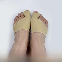 Sustiprinta didžiojo kojos piršto korekcijos įvorė - Hallux valgus korektorius S (Size 36-38) smėlis