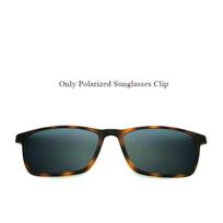 ZENOTTIC Brand Polarized Sunglasses For Men  Flexible 2 in 1 Magnet Clip On Eyeglasses Magnetic Myopia Prescription Sun Glasses AS PICTURE gray
