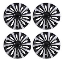 4 Pcs 15in Wheel Hub Cap Full Protection Stylish Look Universal Fit Wheel Rim Cover Hubcaps for Any