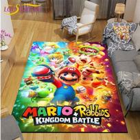 Mario Bros Anime Kilimas Svetainė Miegamasis Lovos Šoninis Kilimėlis Japonų Darbo Kambarys Kompiuterio Kėdė Namų Mados Grindų Kilimėlis Plotinis Kilimas 40cm x 60cm