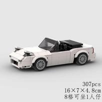 MOC Plytos Miata NA Serijos Lenktyninis Sportinis Automobilis Transporto Priemonė Lenktynininkai Statybiniai Blokeliai Rinkiniai Žaislai Vaikams